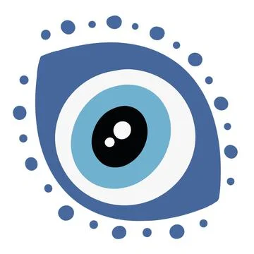 Evil eye vector Stock Illustration