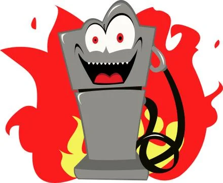 Evil gas Stock Illustration