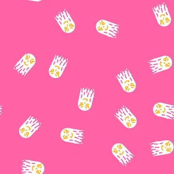 Evil ghost vector seamless pattern Stock Illustration