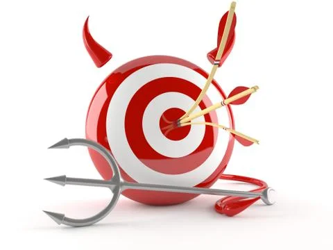 Evil goal Stock Illustration