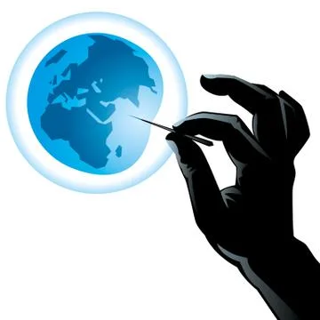 Evil hand Stock Illustration