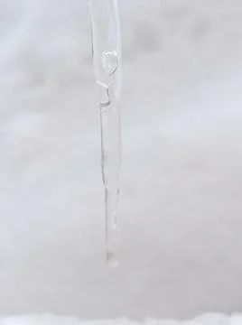 The evil icicle Stock Photos