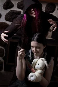 Evil influence Stock-Fotos