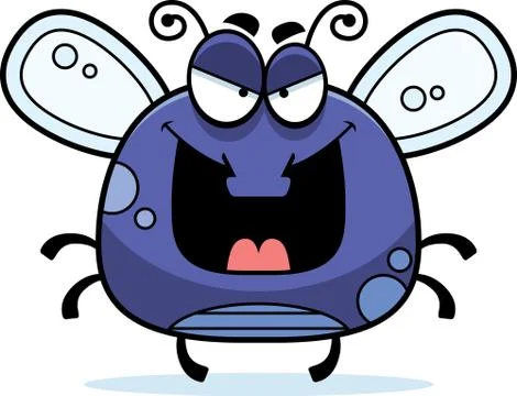 Evil little fly Stock Illustration