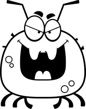 Evil Little Tick Stock Illustration