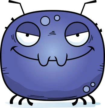 Evil Little Tick Stock Illustration