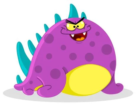 Evil monster Stock Illustration
