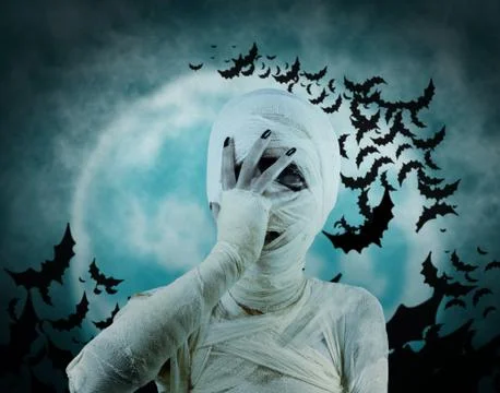 Evil mummy Stock Photos