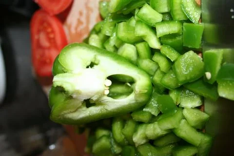 Evil Pepper Face Stock Photos