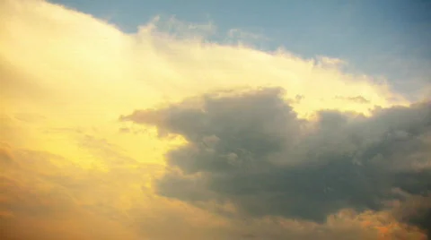 Evil sky time lapse Stock Footage