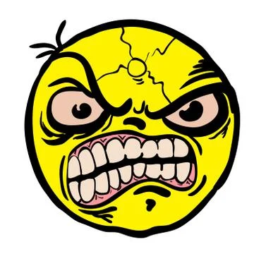 Evil smiley Stock Illustration