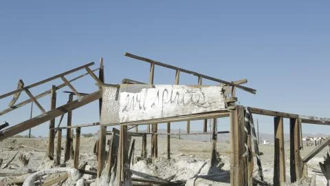 Evil Spirits - Salton Sea Stock Photos