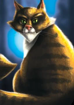 Evil Tom Cat Stock Illustration