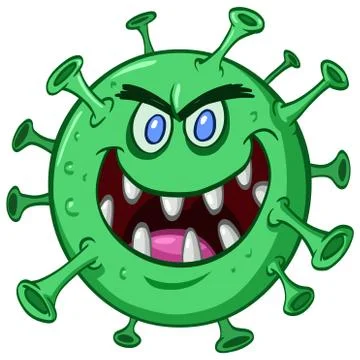 Evil virus Stock Illustration