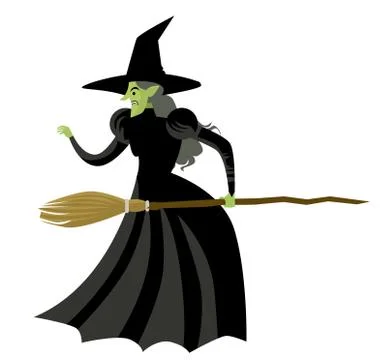 Evil wicked witch 스톡 일러스트