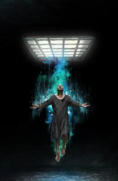 The evil wizard Stock Illustration