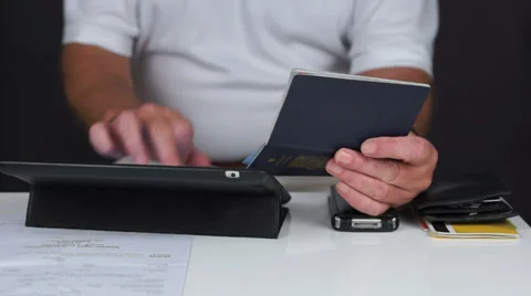 EVisa Online 库存影片 30634614