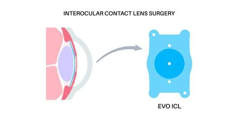 EVO ICL poster Illustrazione stock