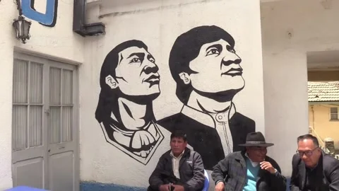 Evo Morales to run as candidate with new party after losing leadership of MAS, L Stock Footage 300385545