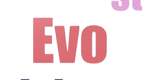 Evo Tag Cloud Animated Isolated Video stock 107213128