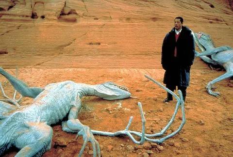  Evolution (2001) - filmstill Evolution (2001) Orlando Jones - - - EDITORI... Foto stock
