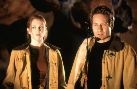  Evolution (2001) - filmstill Evolution (2001) Julianne Moore &amp; David Duch... Foto stock