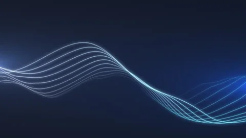 Evolution of abstract sine waves over time Vídeo Stock 252458543