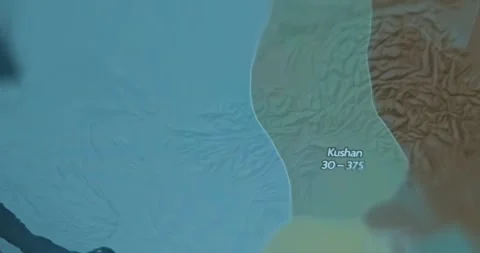 Evolution of Afghanistan since year 600 BC 스톡 동영상 321762522