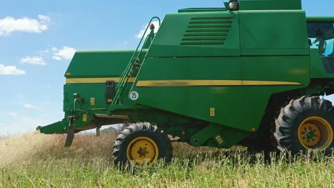 Evolution of agriculture - modern equipment and machines used by farmers Stock Footage 212909741