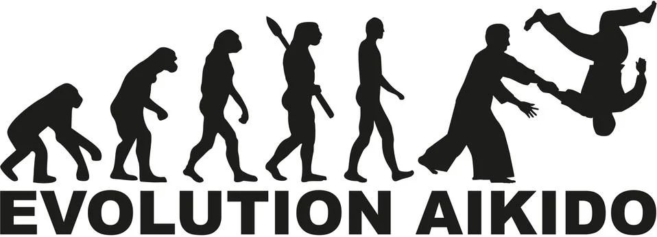 Evolution Aikido 스톡 일러스트