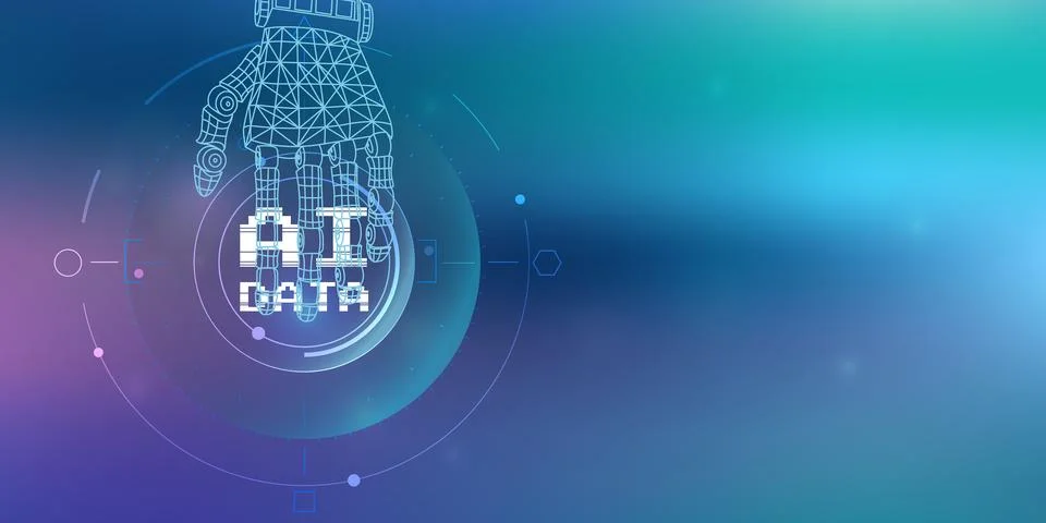 The evolution of artificial intelligence: from algorithms to conscious dialogues Illustrazione stock