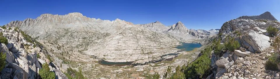 Evolution Basin Overlook Panorama Stock Photos