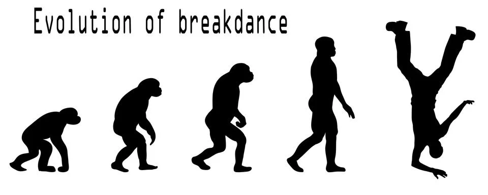 Evolution brakedance イラスト素材