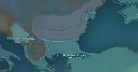 Evolution of Bulgaria on the map of Europe 스톡 동영상 321762697