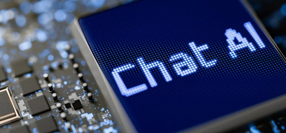 Evolution of chat support. Chat AI. Communication with online chats of Stock Illustration