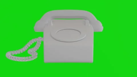 Evolution of Communication: Dial Phones to AR Headsets, green screen, 4K Stock Footage 244129336
