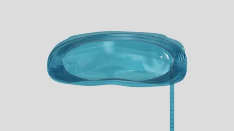 Evolution of Communication: Dial Phones to AR Headsets, looping 3d animation, 4K Stock Footage 244656934