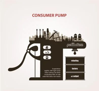 Evolution of the concept of greening of the world infographics Stock Illustration