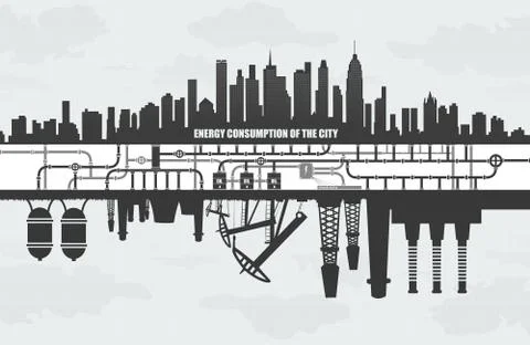 Evolution of the concept of greening of the world infographics Stock Illustration