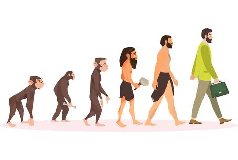 Evolution Concept Illustration Stock Illustration