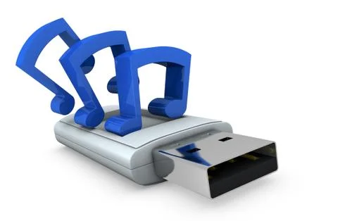 Evolution of data storage Stock Illustration