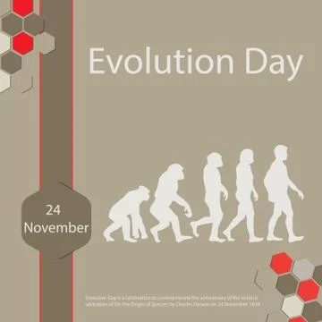 Evolution Day 스톡 일러스트