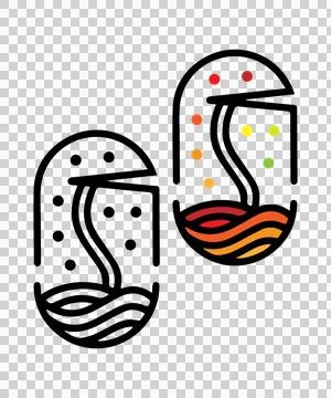 Evolution of Fast Food Past to Present Ilustração Stock