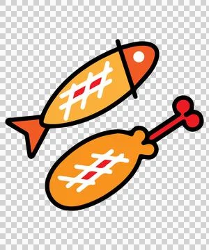 Evolution of Fast Food Past to Present Illustrazione stock