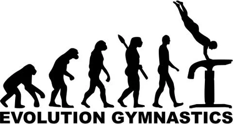 Evolution gymnastics vaulting table Stock-Illustration