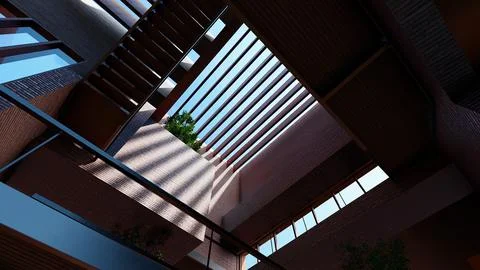 The Evolution of Historical and Modern Architecture in Luxury Residential A.. Illustrazione stock