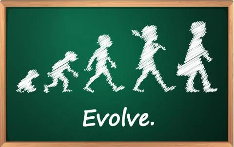 Evolution Stock Illustration