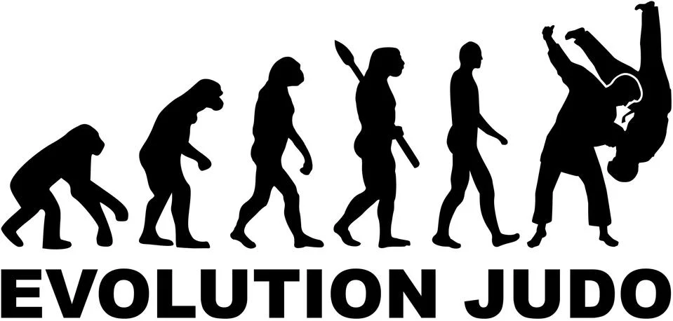 Evolution judo イラスト素材