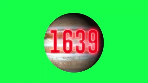 Evolution of Jupiter, time lapse of planet 0 year to 2022v Stock Footage 163678294