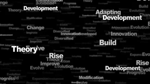 EVOLUTION Keywords Animation, Background, Loop 库存影片 329928107